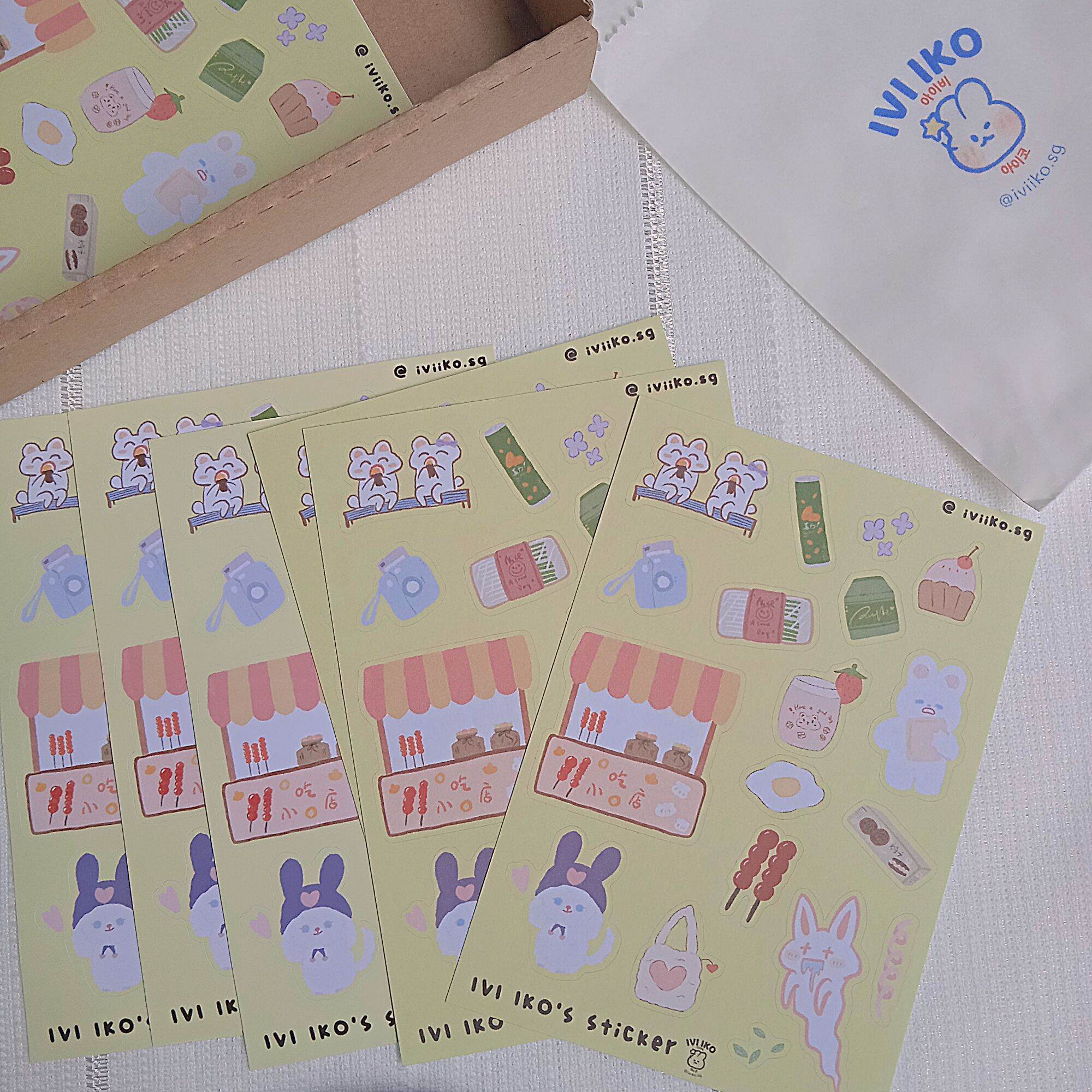 Sticker Happy Time (9x13cm) | IVI IKO