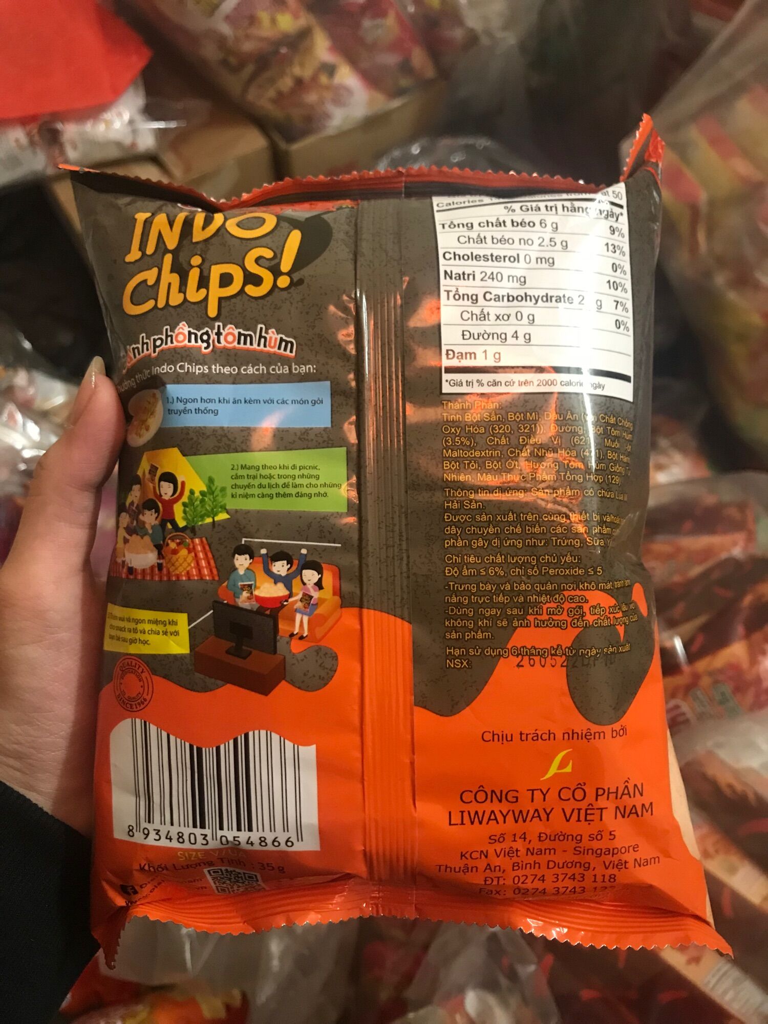 Snack bánh phồng tôm hùm Oishi 35g