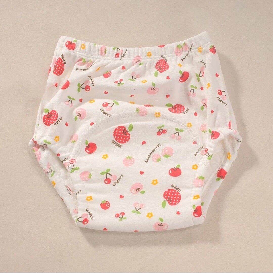 (Giặt được) Tã Vải Quần Bỏ Bỉm Hoạ Tiết Cotton Cho Bé 3-22kg