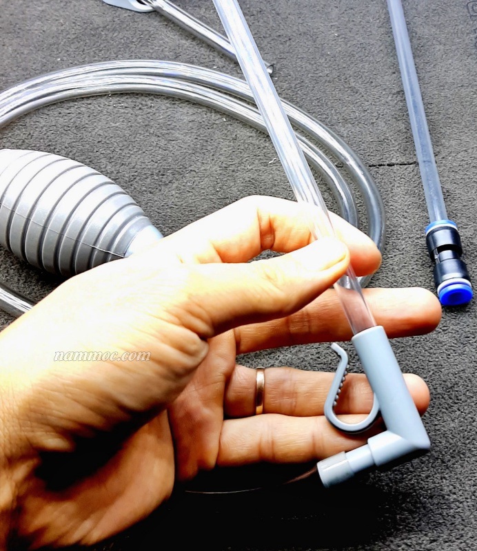 ống hút cặn bể cá cảnh thêm đầu nối dài ( 2m2)