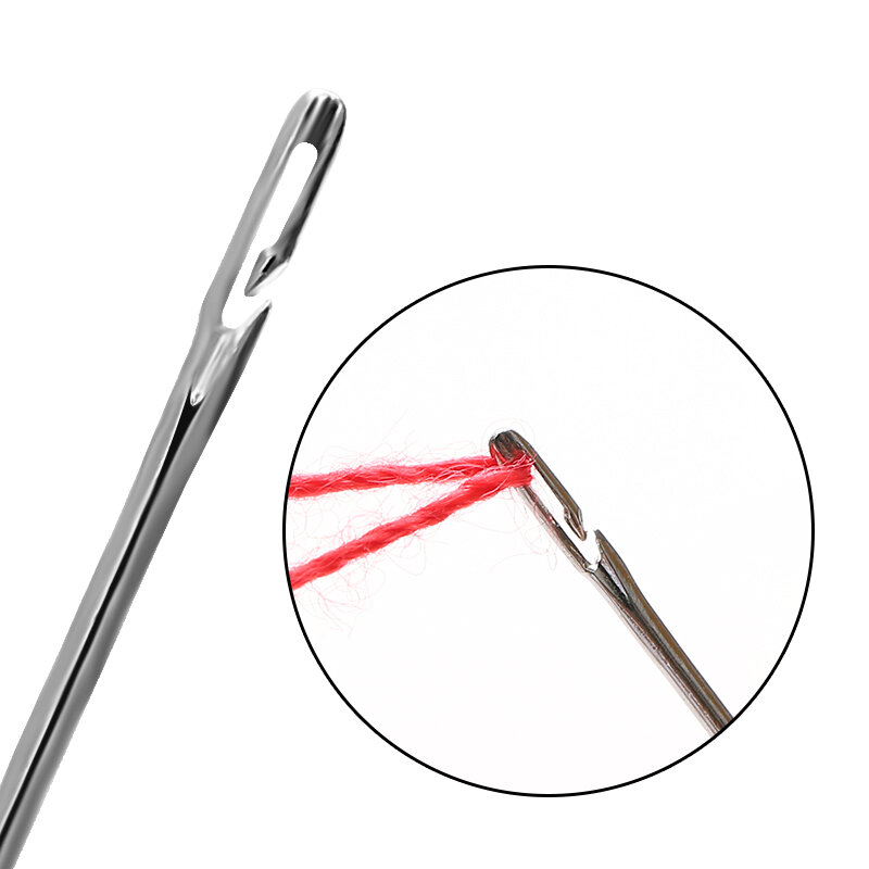 Kim Không Cần Xỏ Kim Chuyên Dùng Cho Người Già Kim Lót Giày Thêu Chữ Thập Kim Khâu Tay Kim Mù Kim Thép Kim Khâu Quần Áo Kim Không Cần Xỏ Chỉ