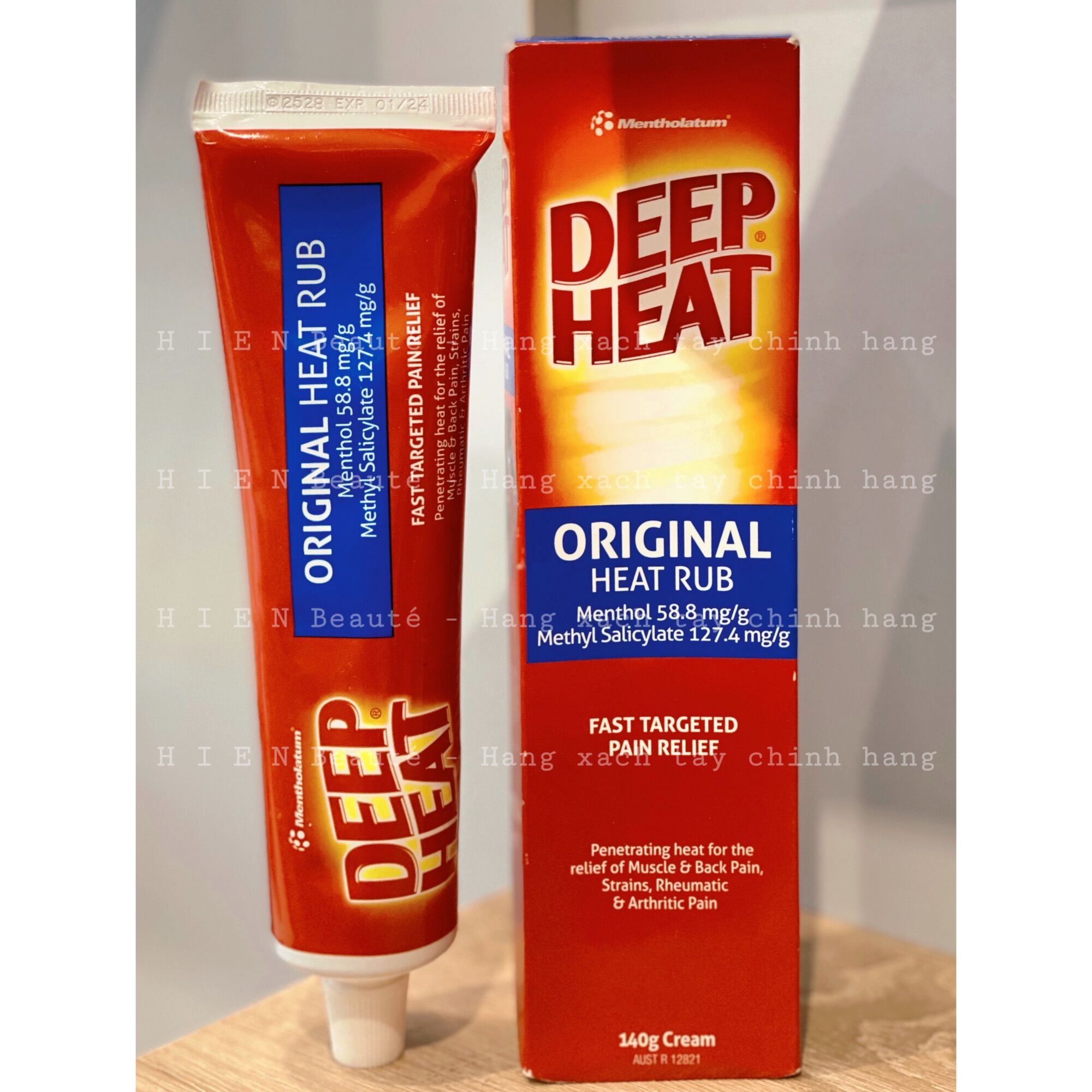 Dầu Xoa Bóp Deep Heat Original Heat Rub 140g