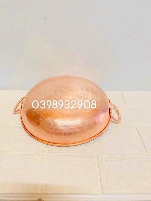 CHẢO ĐỒNG ĐỎ 18cm x4 cm chất liệu bằng đồng 💯