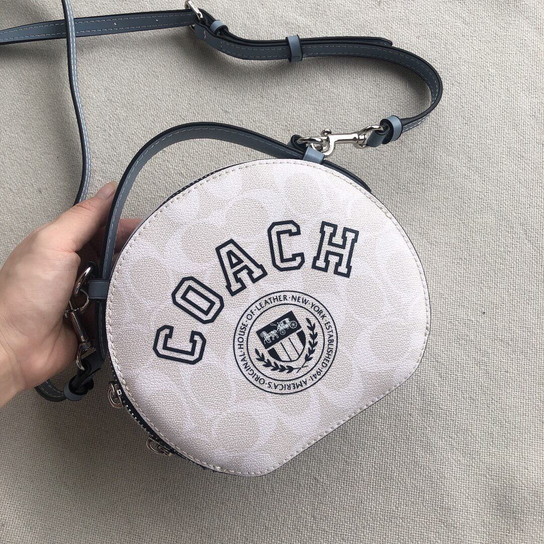 Túi C🅾️ach Top Handle Mẫu dáng tròn xinh xắn