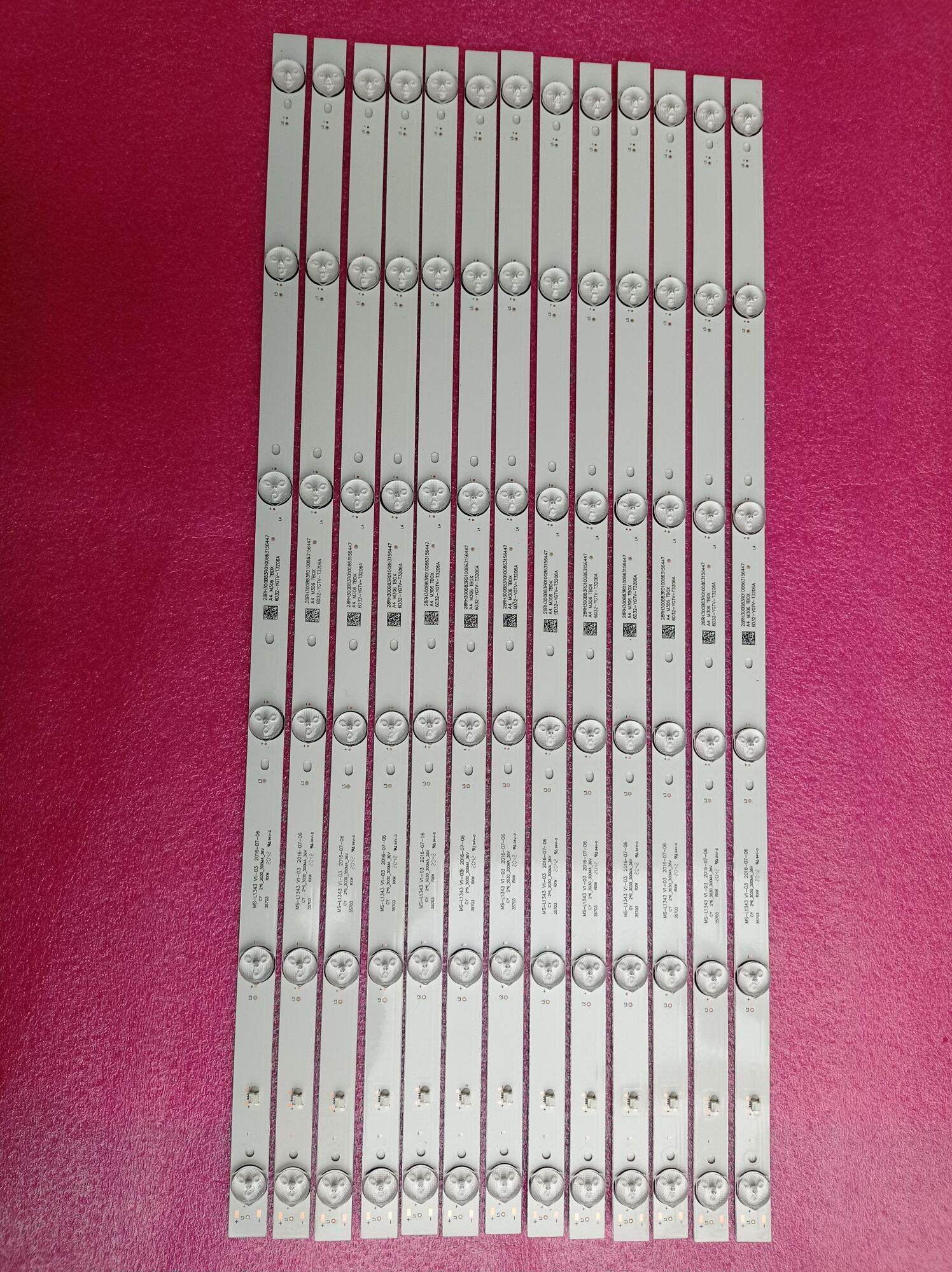 10 thanh led 6 bóng 6v độ cho tivi led 32inh