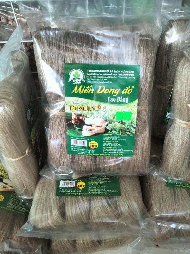 Miến Dong Đỏ Cao Bằng 500gram