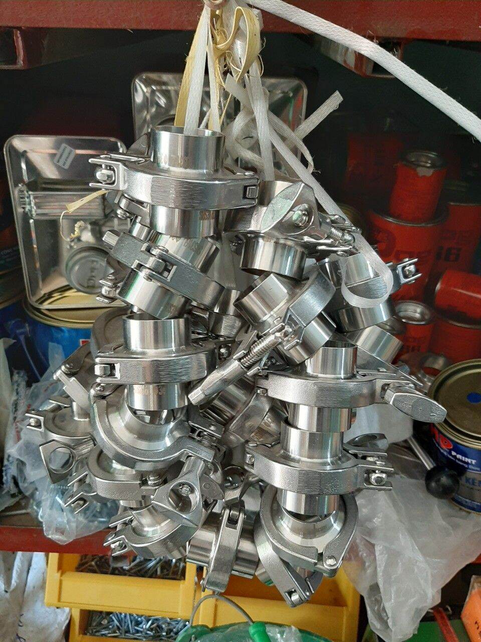 Khớp nối nhanh ( clamp) inox