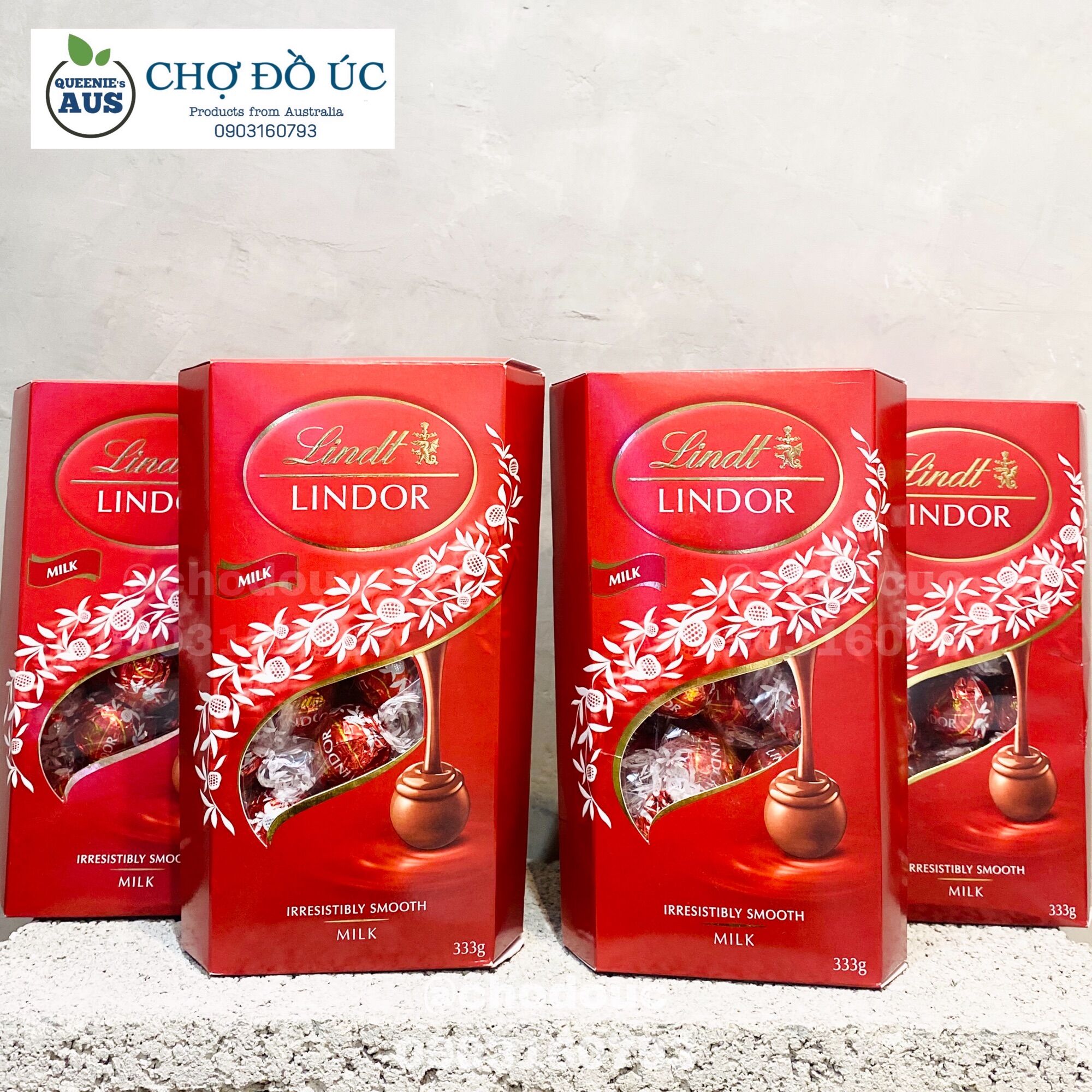 Chocolate sữa lindt lindor cao cấp hộp 333g - nhập úc 🇦🇺