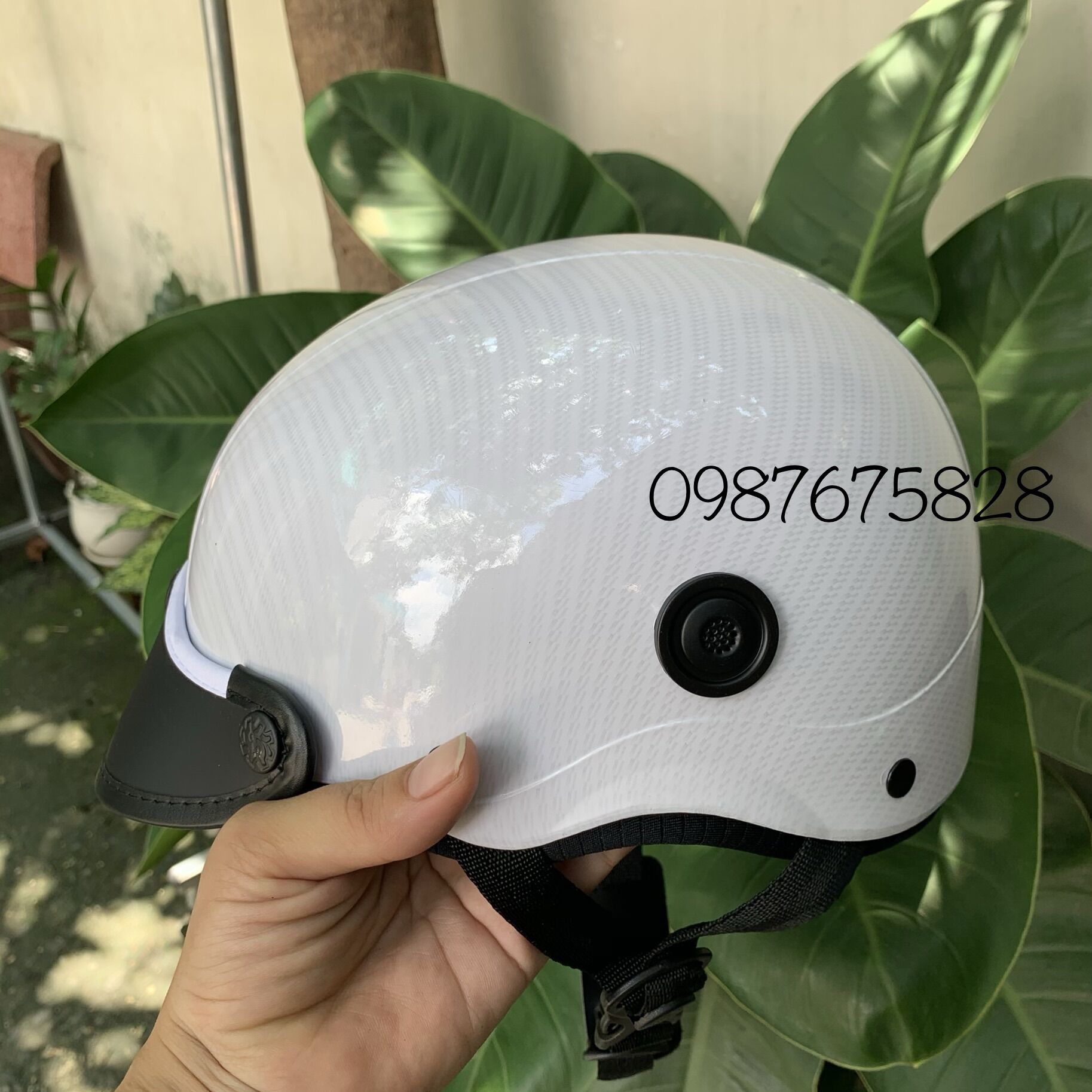 Nón sơn nhúng cacbon { Hàng Sẵn } tem mạc đầy đủ