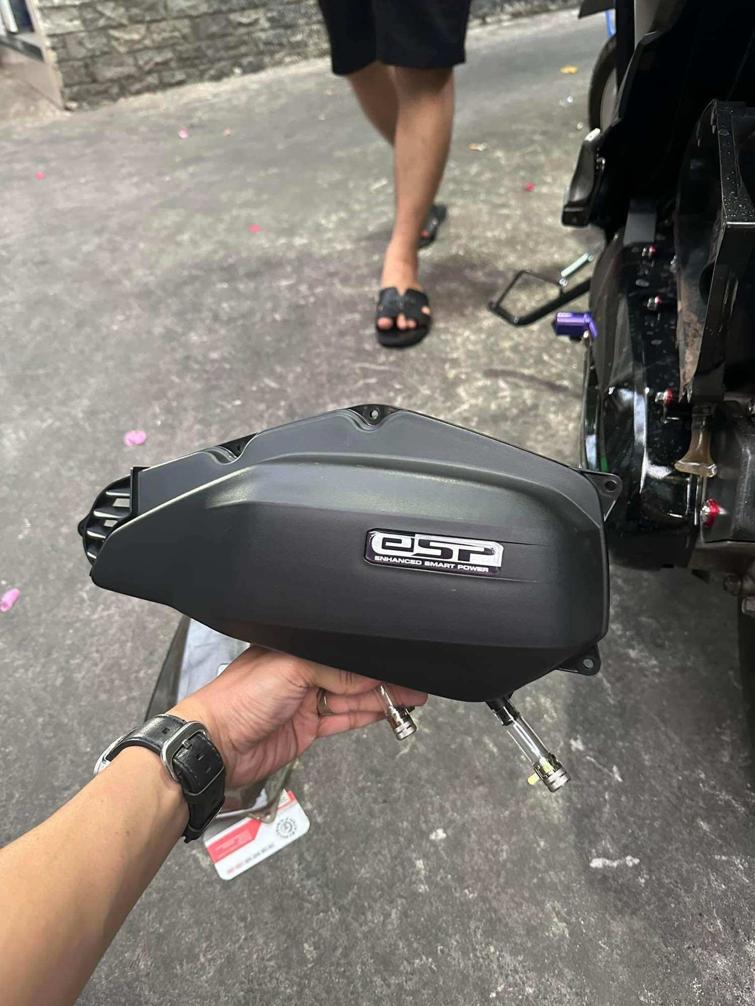 Ốp Pô E Air Blade AB 125 Click 125 Vario 2015 2016 2017 Hàng Zin Chính Hãng