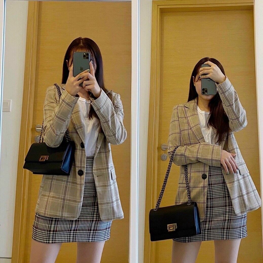 Túi xách nữ đeo kẹp nách cnk size 22