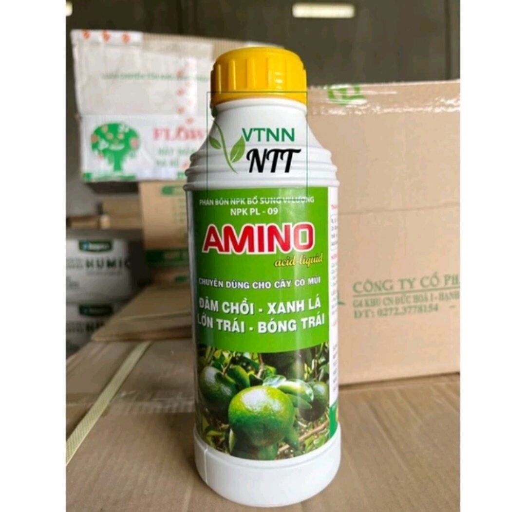 Phân bón lá bổ sung vi lượng npk amino pl chai 500ml