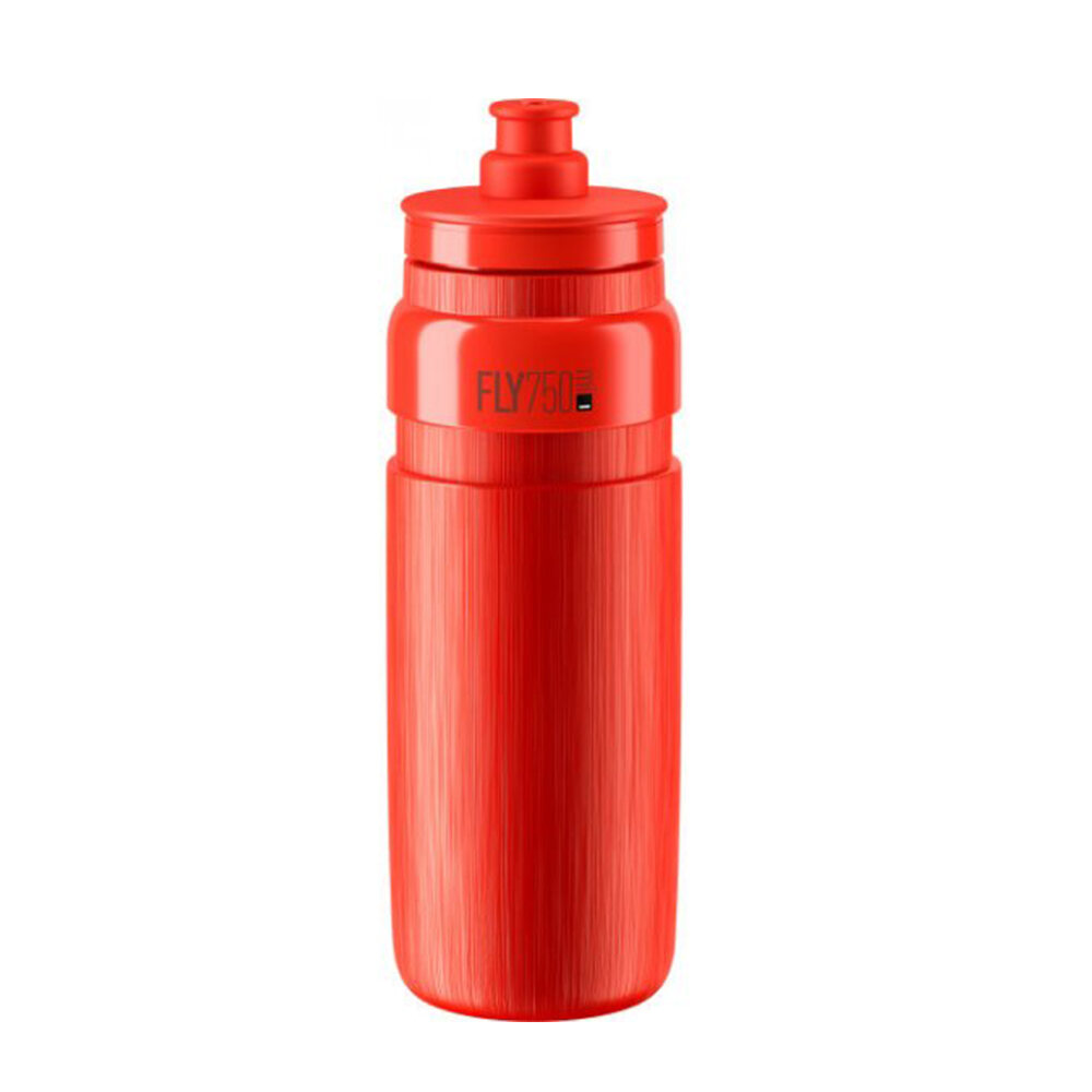 Bình Nước Đi Xe Đạp Siêu Nhẹ Elite Fly 550/750ml Loại Ép Nhựa Nhập Khẩu Cho Xe Đạp Đường Bộ Và Leo Núi Che Bụi