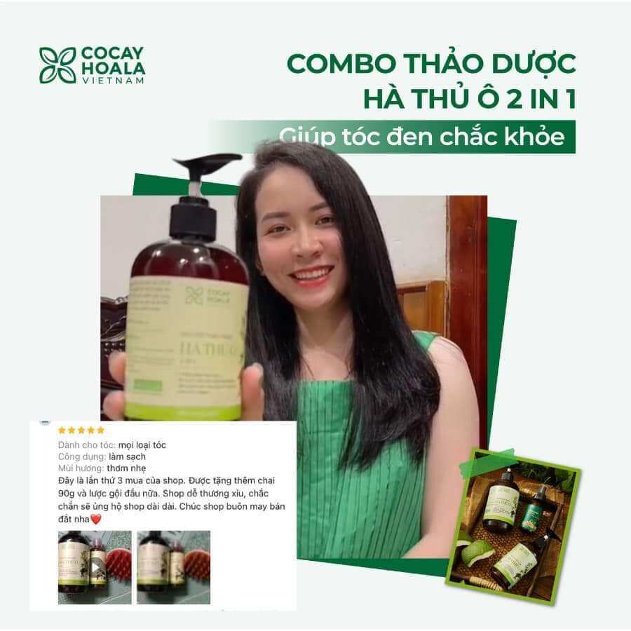 DẦU GỘI THẢO DƯỢC HÀ THỦ Ô - 300gr