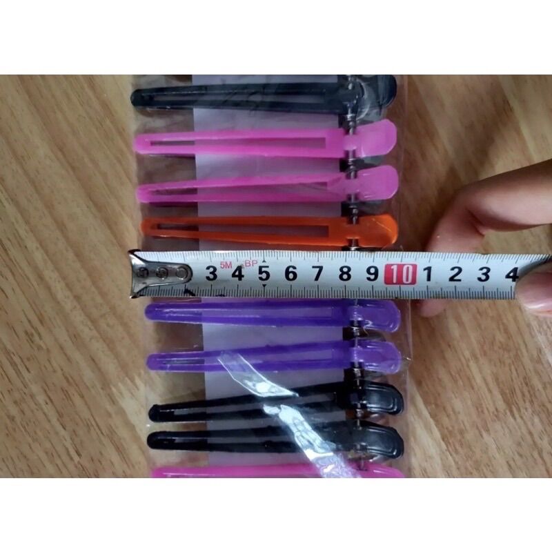 🔥Sỉ_ 5 Lố (60 Cái) Kẹp Tóc, Mỏ Vịt (Dài 10cm)