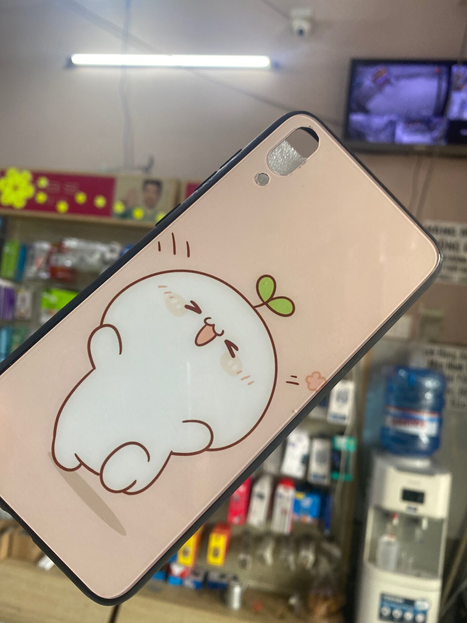 Samsung J4 Plus/J7 Plus/J2 Pro Ốp lưng viền dẻo lưng kính in hình cực đẹp