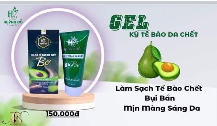 Gel Kỳ Tế Bào Da Chết Huỳnh Đỗ cometics