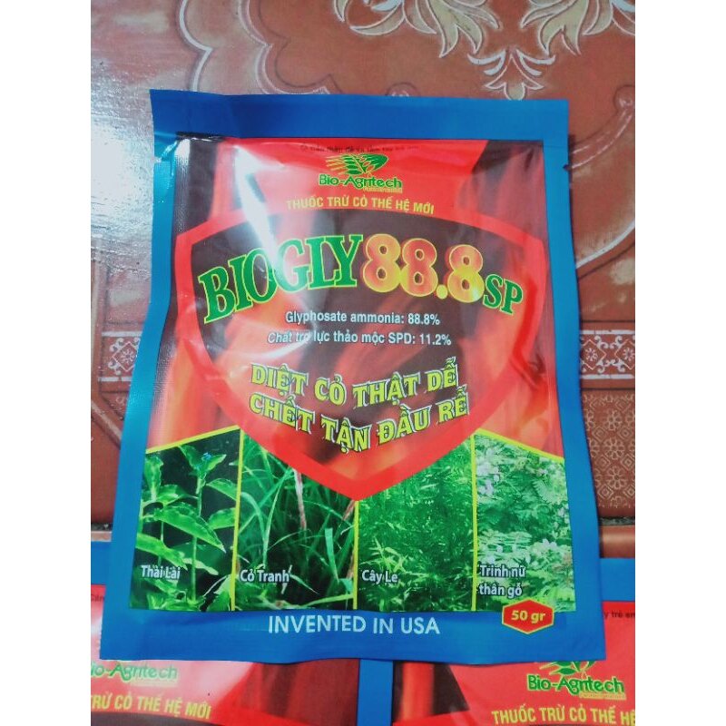 Thuốc Trừ Cỏ BIOGLY 88.8  (cam kết Trừ Sạch Cỏ.Bảo Hành )