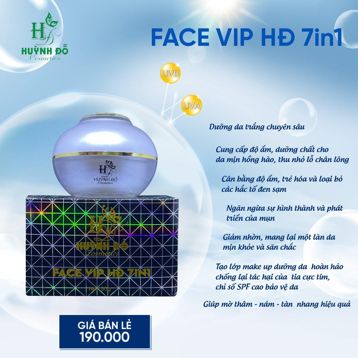 💥𝐊𝐞𝐦 𝐅𝐀𝐂𝐄 𝐕𝐈𝐏 𝐇Đ 𝟕 𝐢𝐧 𝟏💥
Huỳnh Đỗ comesstics