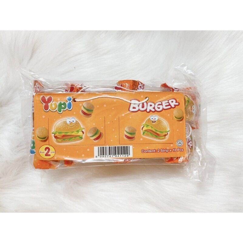 COMBO 20 CÁI KẸO DẺO YUPI BURGER TUỔI THƠ