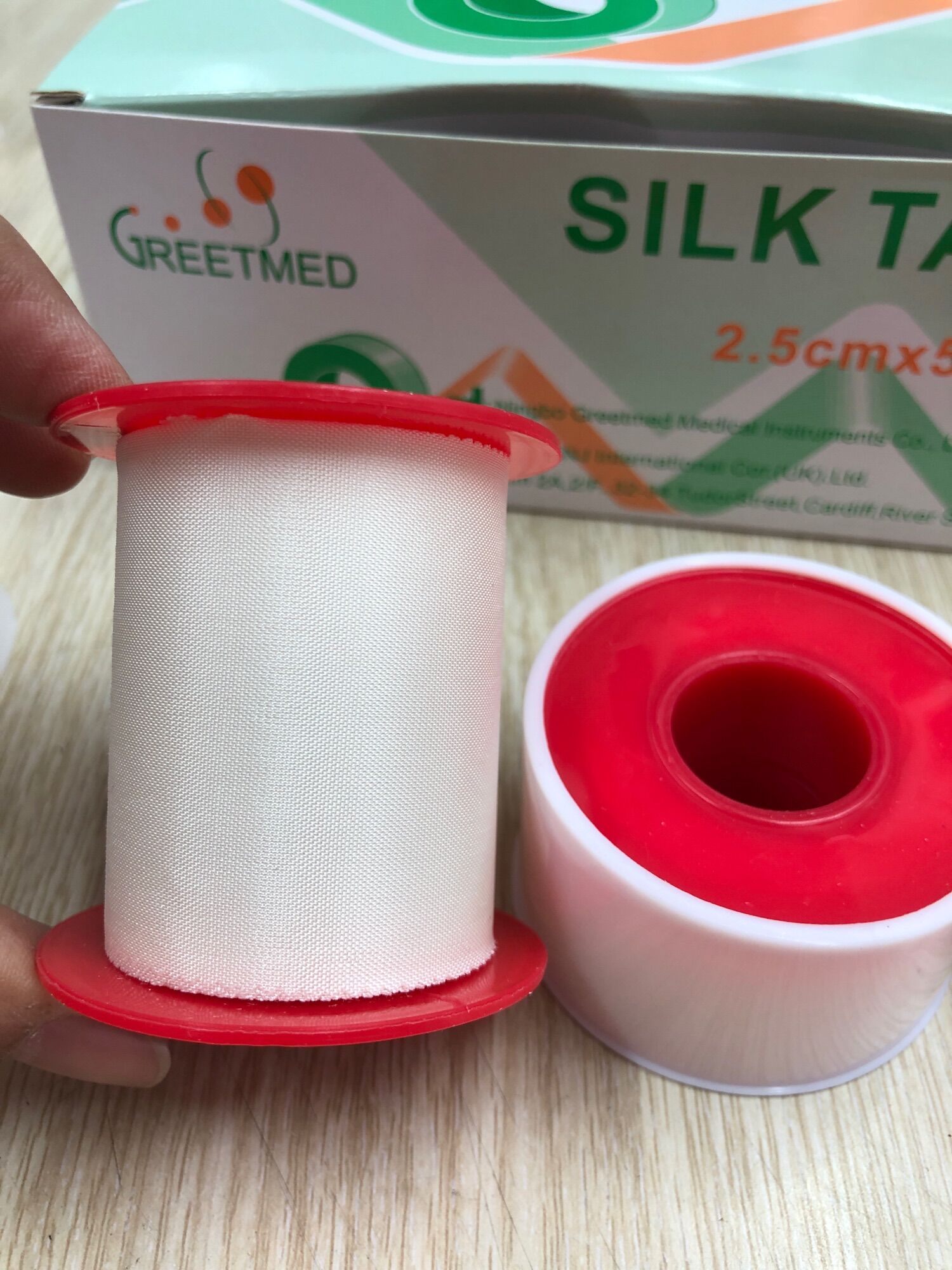 Băng keo lụa Silk Tape Greetmed 5cm x 5y (~5m)