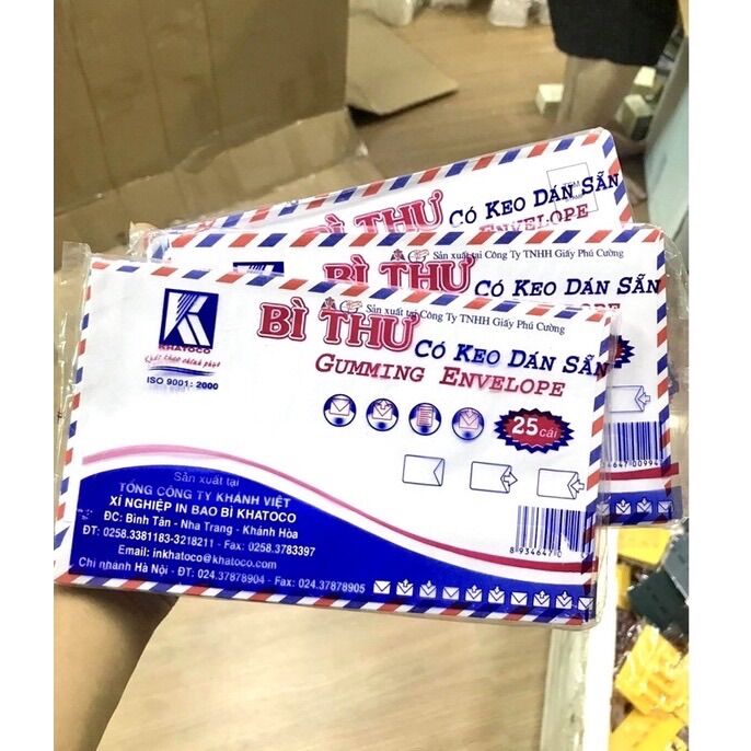 Sỉ 20 tập.phong bì-bì thư loại dầy