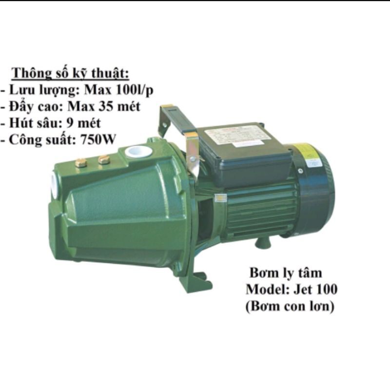 Máy bơm nước con lợn new star 750 w jet100 - máy bơm con heo 750 w jet 100