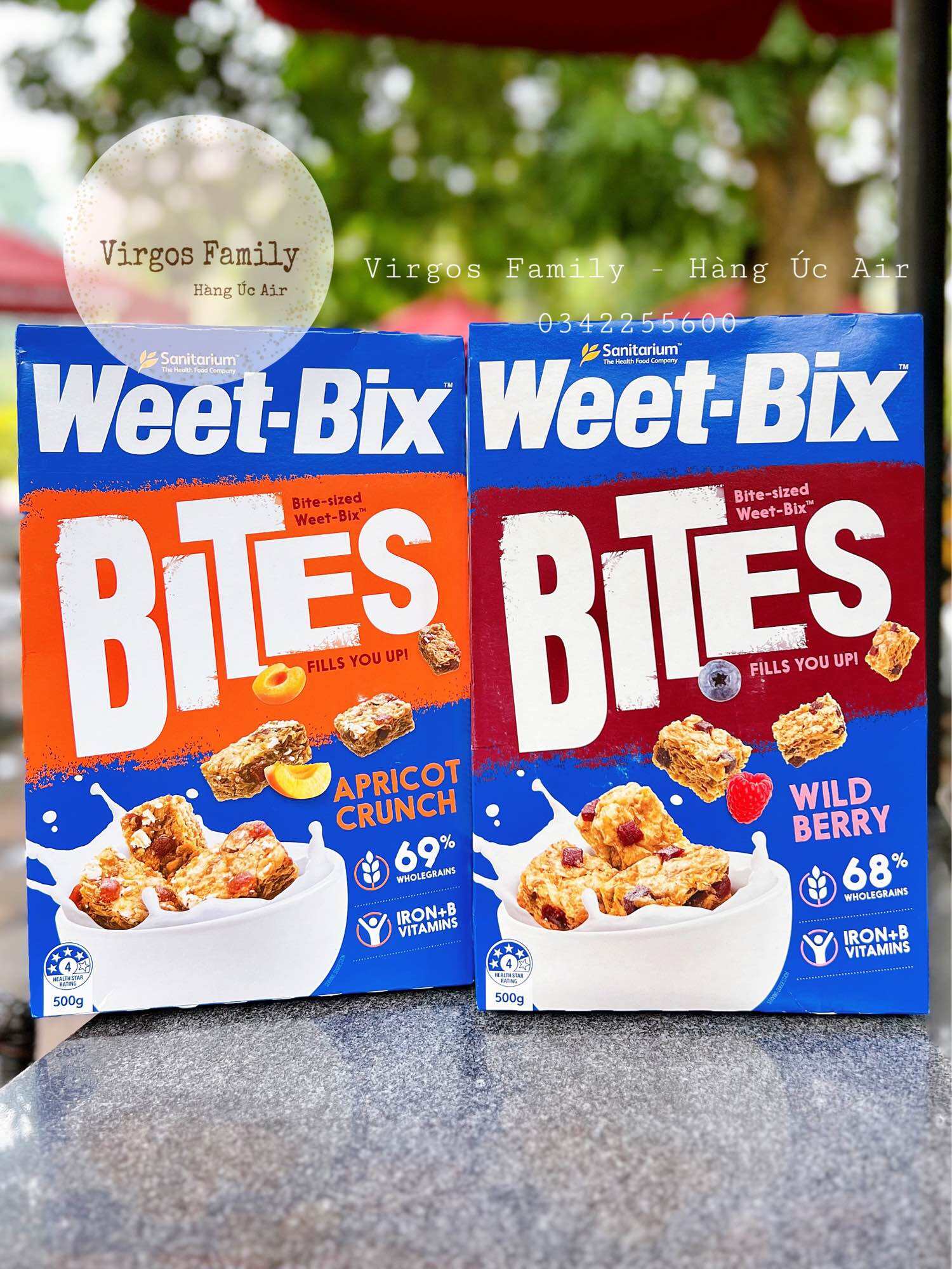 Bánh ngũ cốc từ lúa mì nguyên hạt Weet-Bix Úc