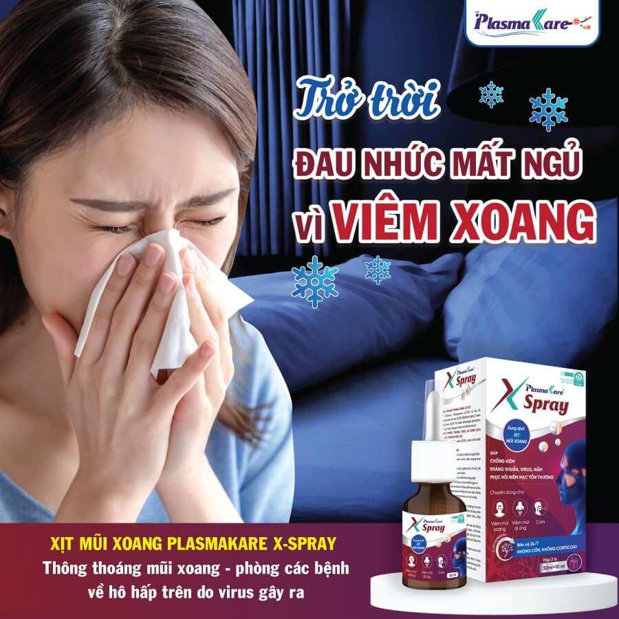 Xịt mũi Plasmakare Xspray giúp kháng hiếm, kháng khuẩn, thông mũi, sạch xoang. Giúp mũi giảm khô, ngứa, chảy nước mũi an toàn cho đường thở của cả gia đình bé!