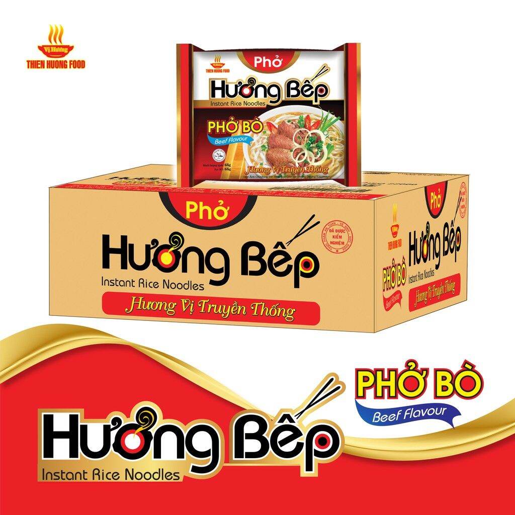 Phở Hương Bếp Vị Bò/ Gà thùng 30 gói