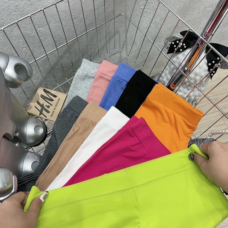 Quần Legging Ngố Quần Lửng Nhiều Màu