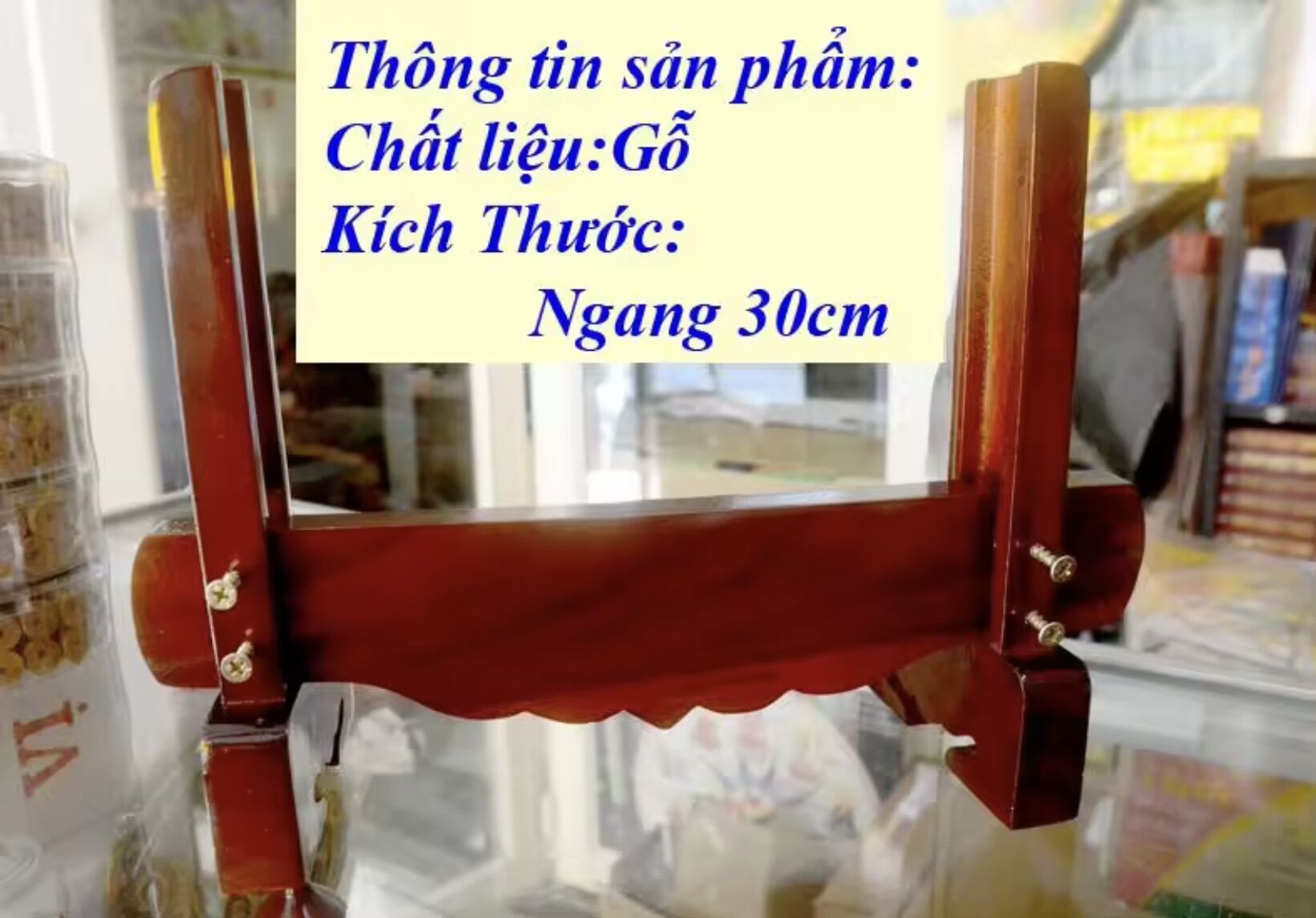 KHUNG GỖ TĂNG GIẢM ĐẶT HÌNH THỜ KHẮC HOA SEN_NHIỀU CỠ