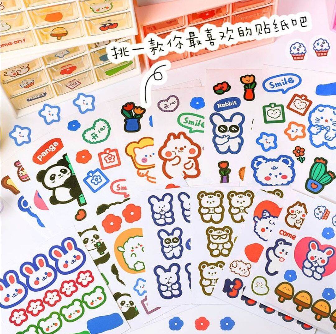 [HCM]STICKER DÁN HÌNH VẼ DỄ THƯƠNG