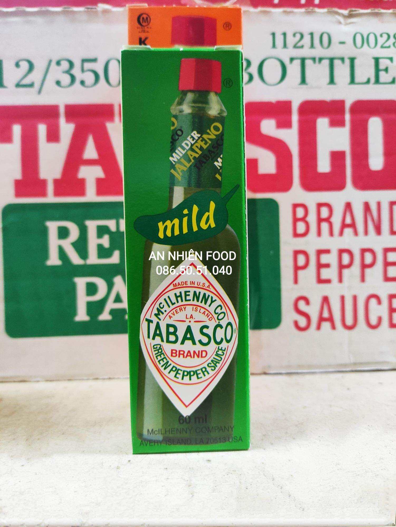 Sốt Ớt Xanh Jalapeno Mexico Hiệu Tabasco