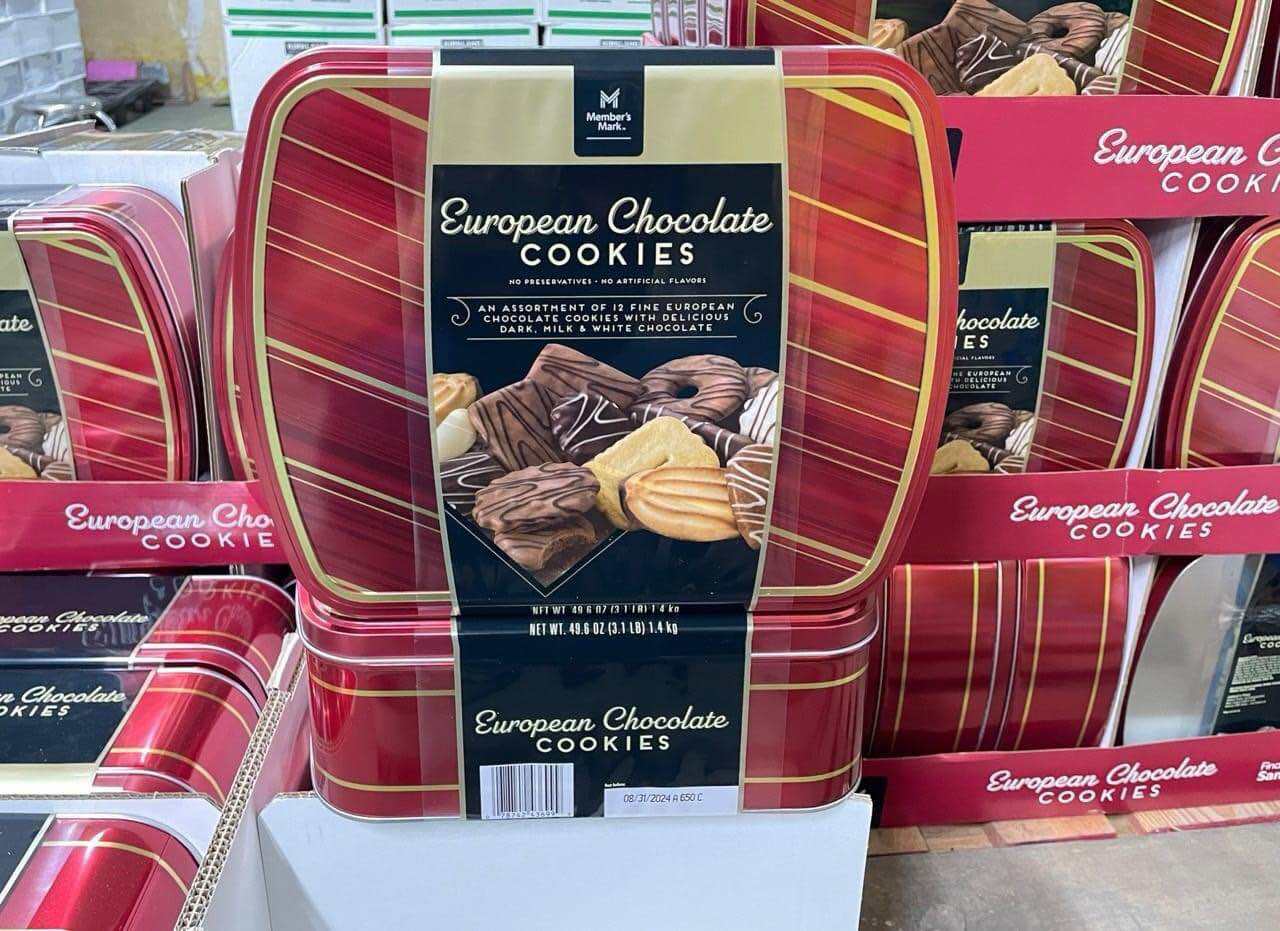 Bánh Quy Bơ Member s Mark European Chocolate Cookies 1,4kg Của Mỹ