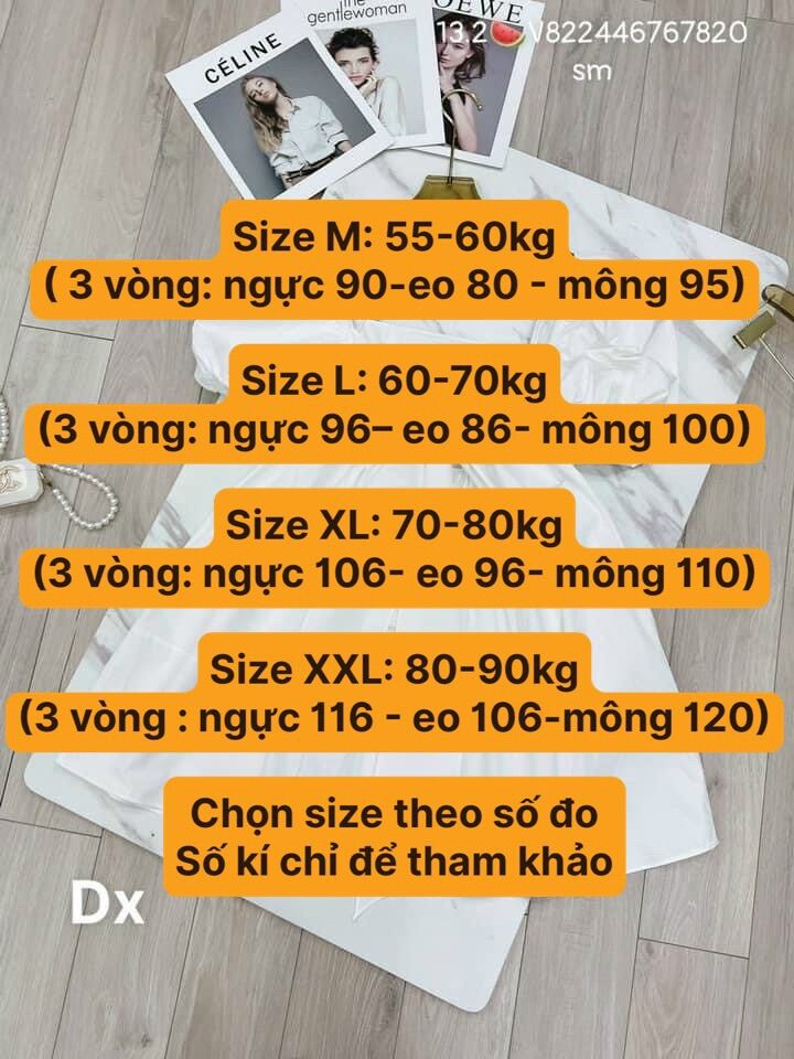 [Shop bigsize nữ 50kg-90kg] Đầm babyboll nơ lưng màu siêu cưng