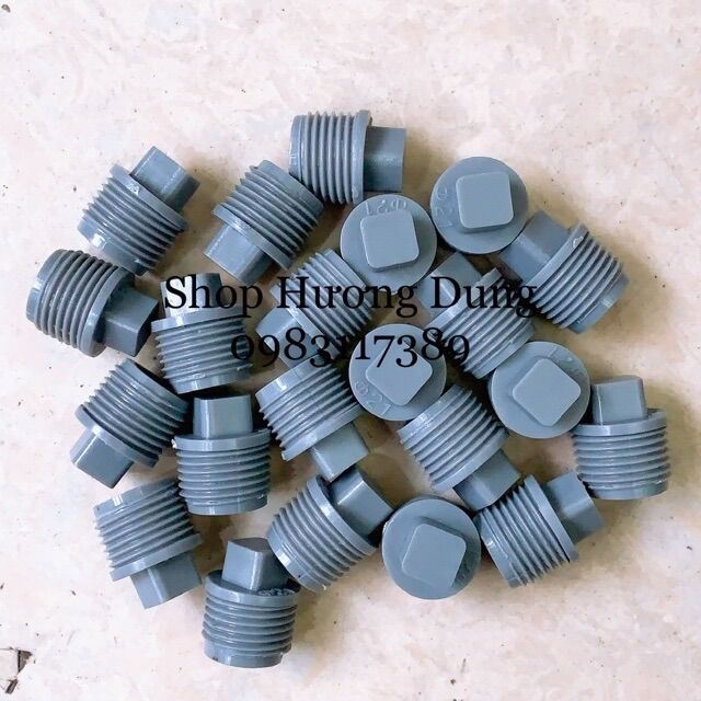 Nắp nút bịt ống nước nhựa fi 21