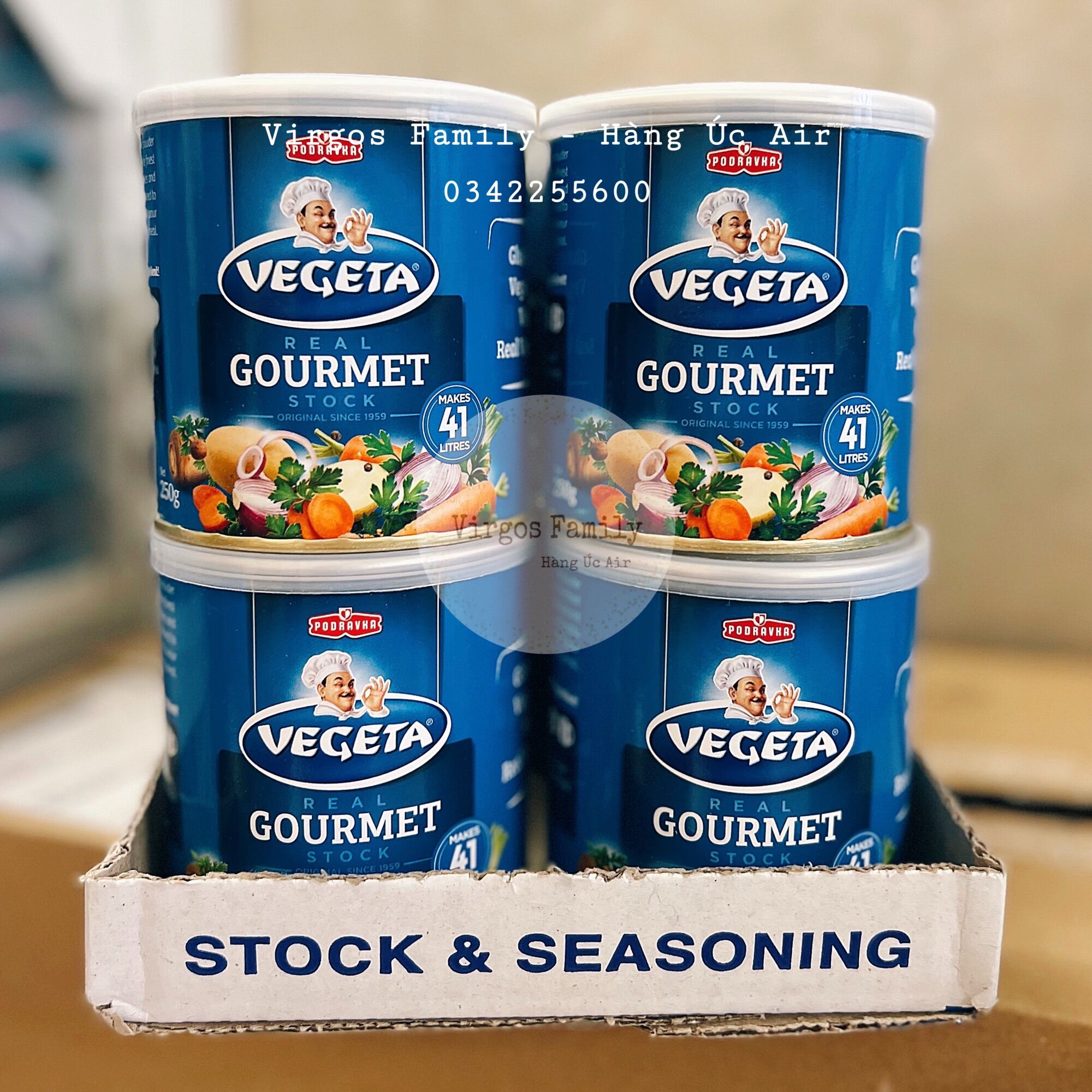 Bột nêm rau củ vegeta - real gourmet / gia vị balan vegeta 250g