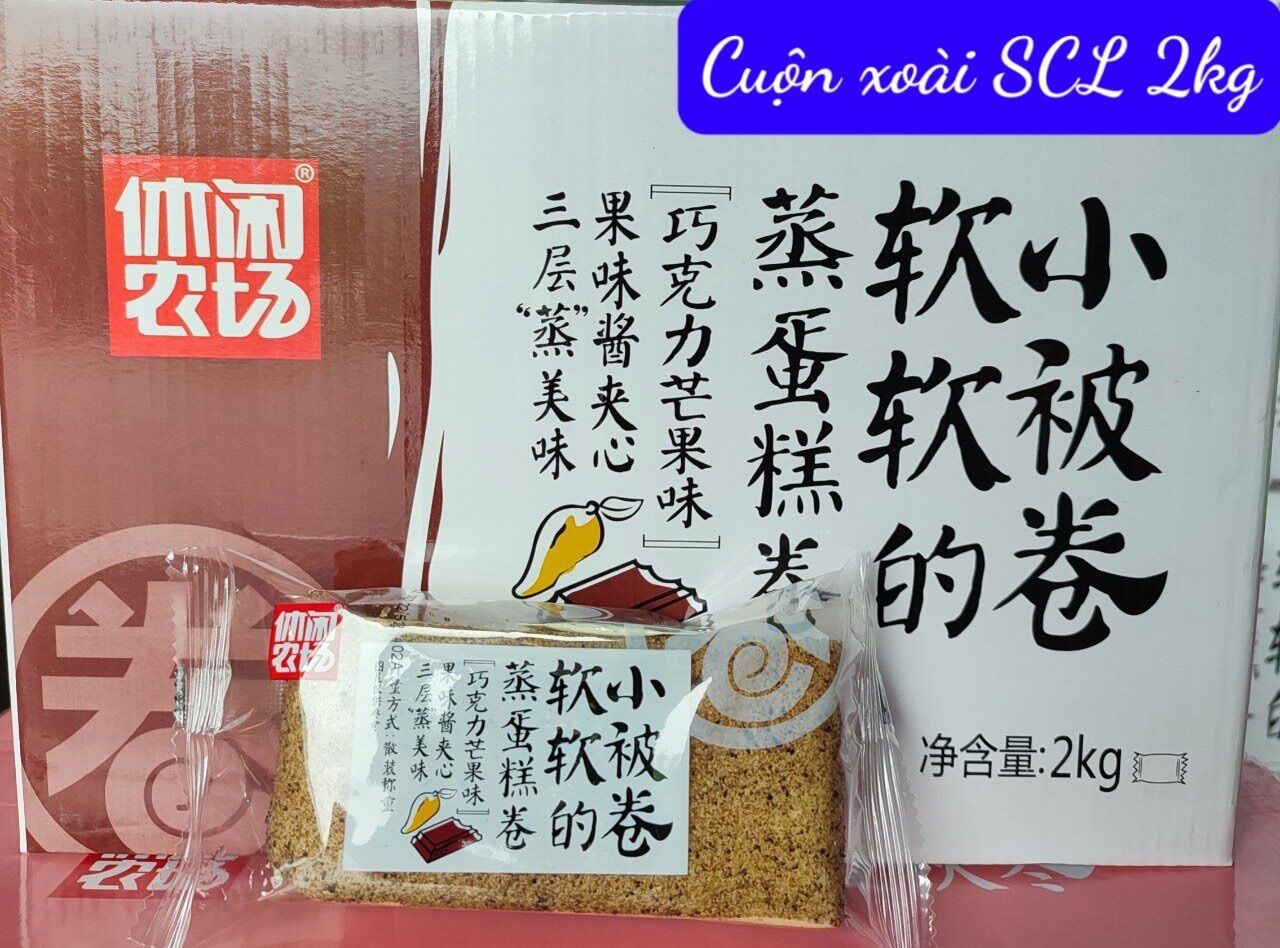 Bông lan matcha kem 1 bánh