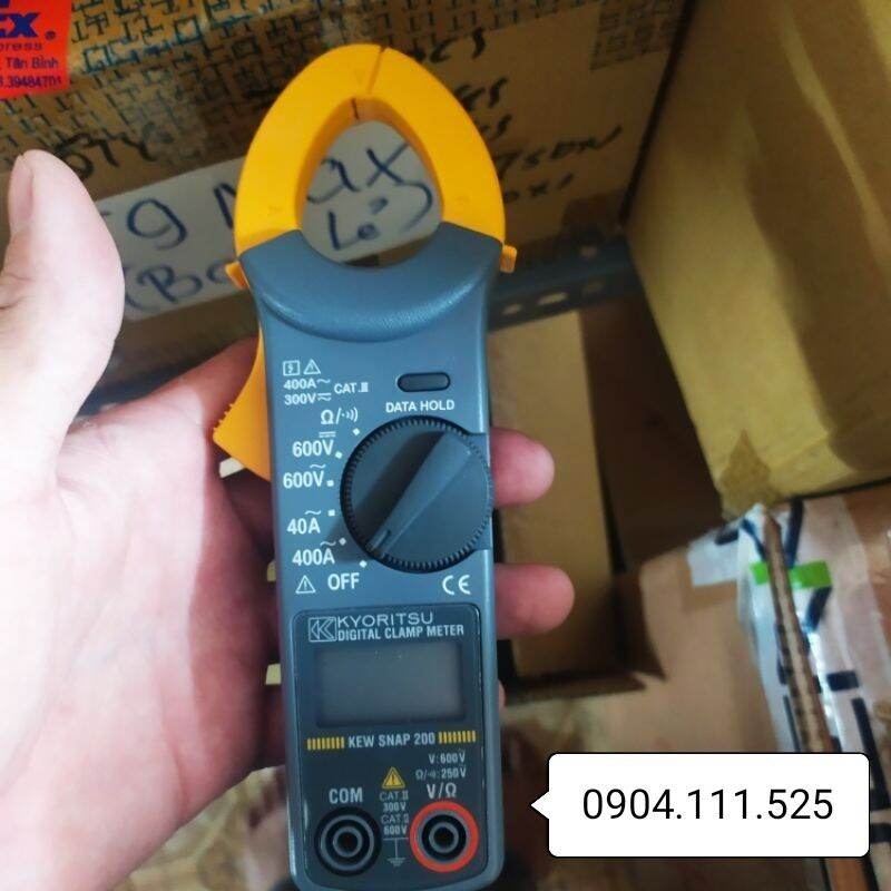 Đồng hồ ampe kìm đo dòng AC kyoritsu KN-200 chính hãng