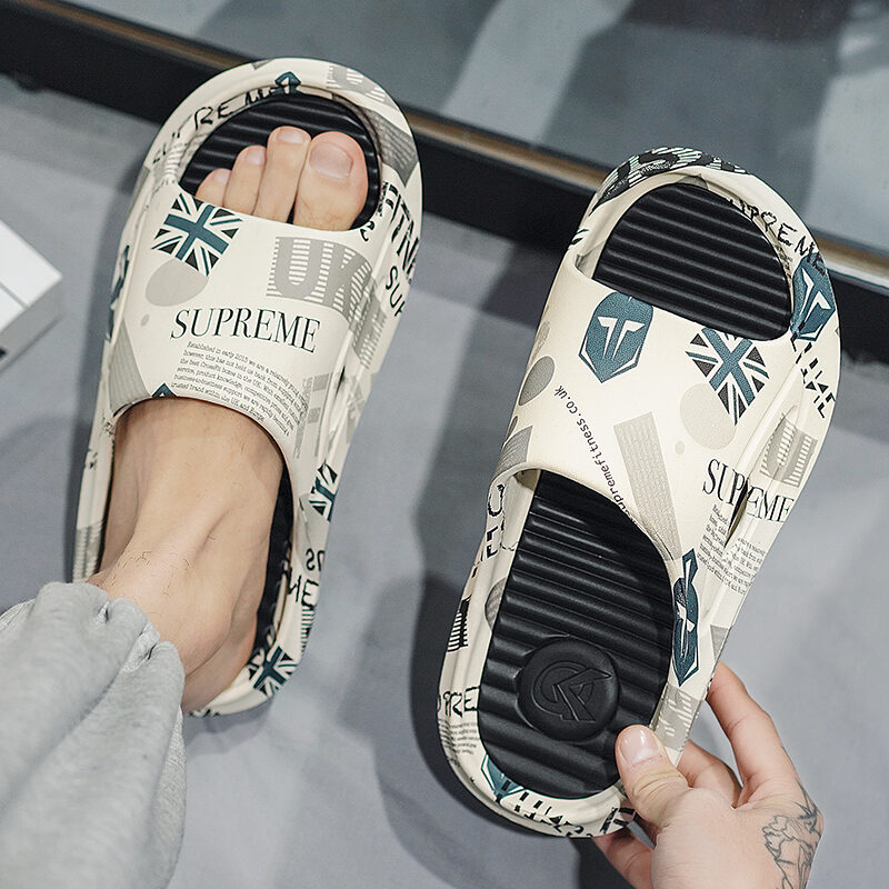 Dép Lê Dép Lê Cảm Giác Đạp Phân Đế Mềm Chống Trượt Đi Bên Ngoài Mùa Hè Cho Nam Xăng Đan Đi Biển Chịu Mài Mòn Bóng Rổ Chống Mùi Vận Động Cho Nam