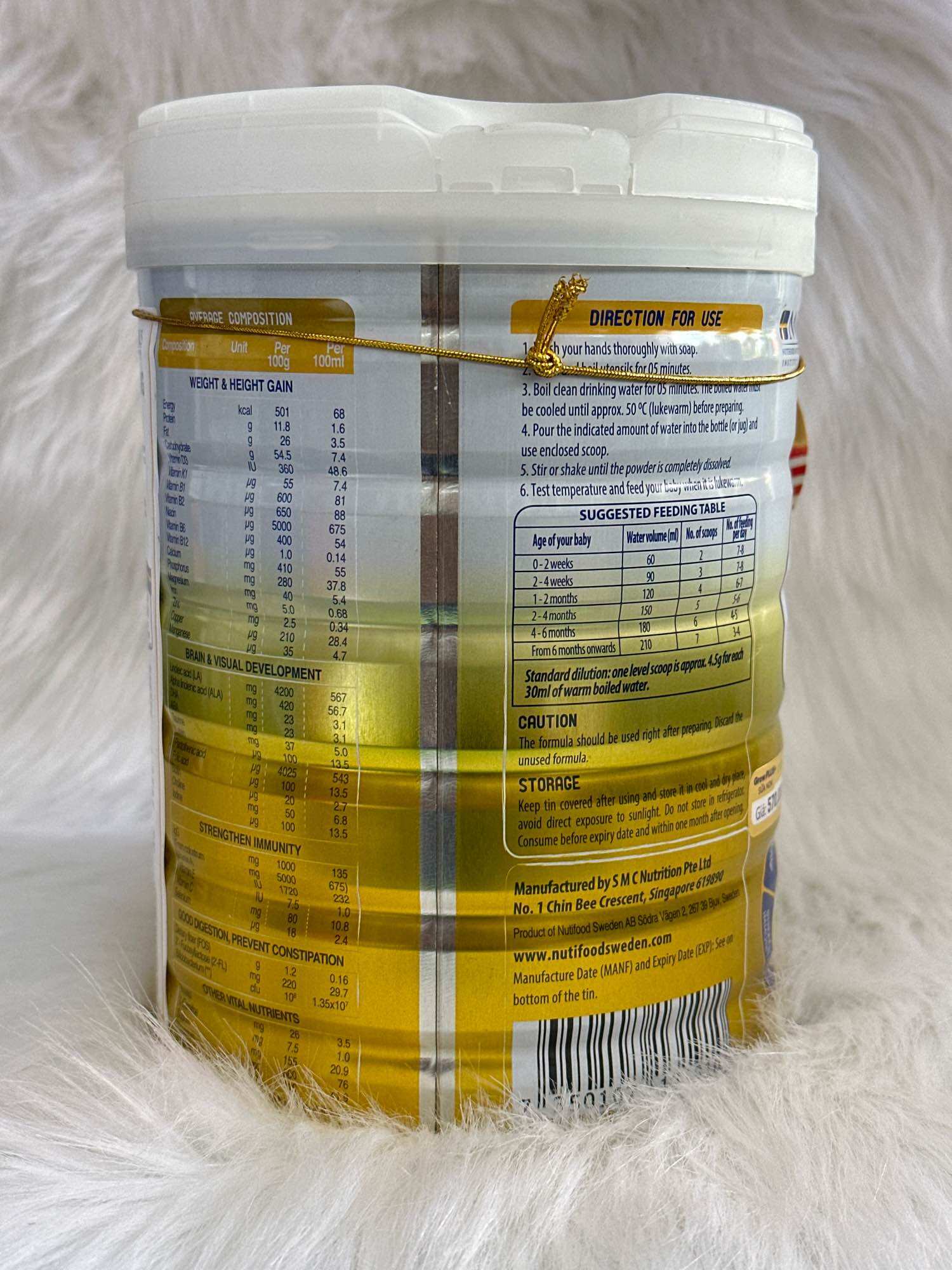 GROWPLUS VÀNG 0+ 800g ( cho trẻ từ 0-12 thang)