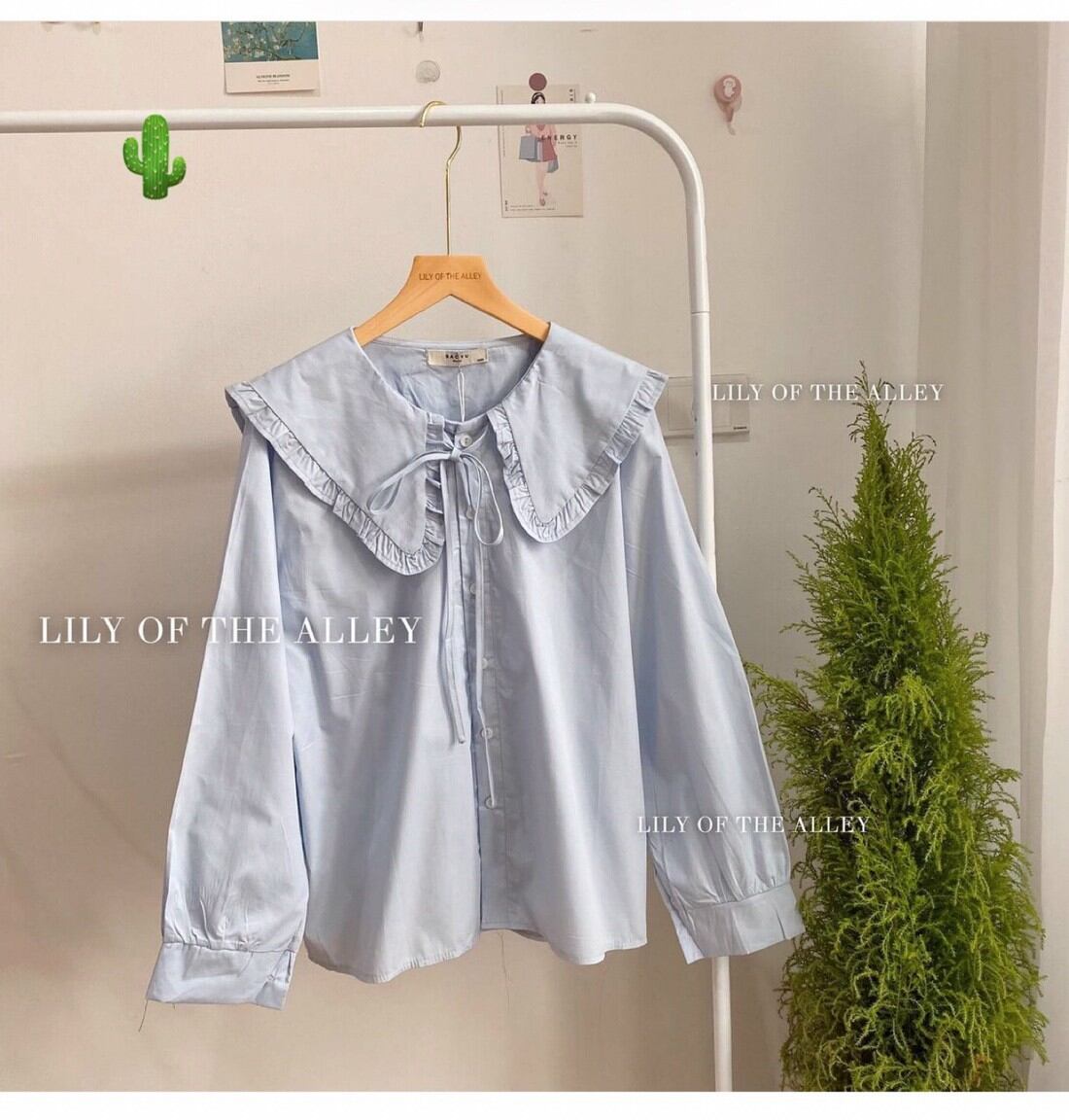 ÁO SƠ MI NHIỀU MÀU CỔ BÈO