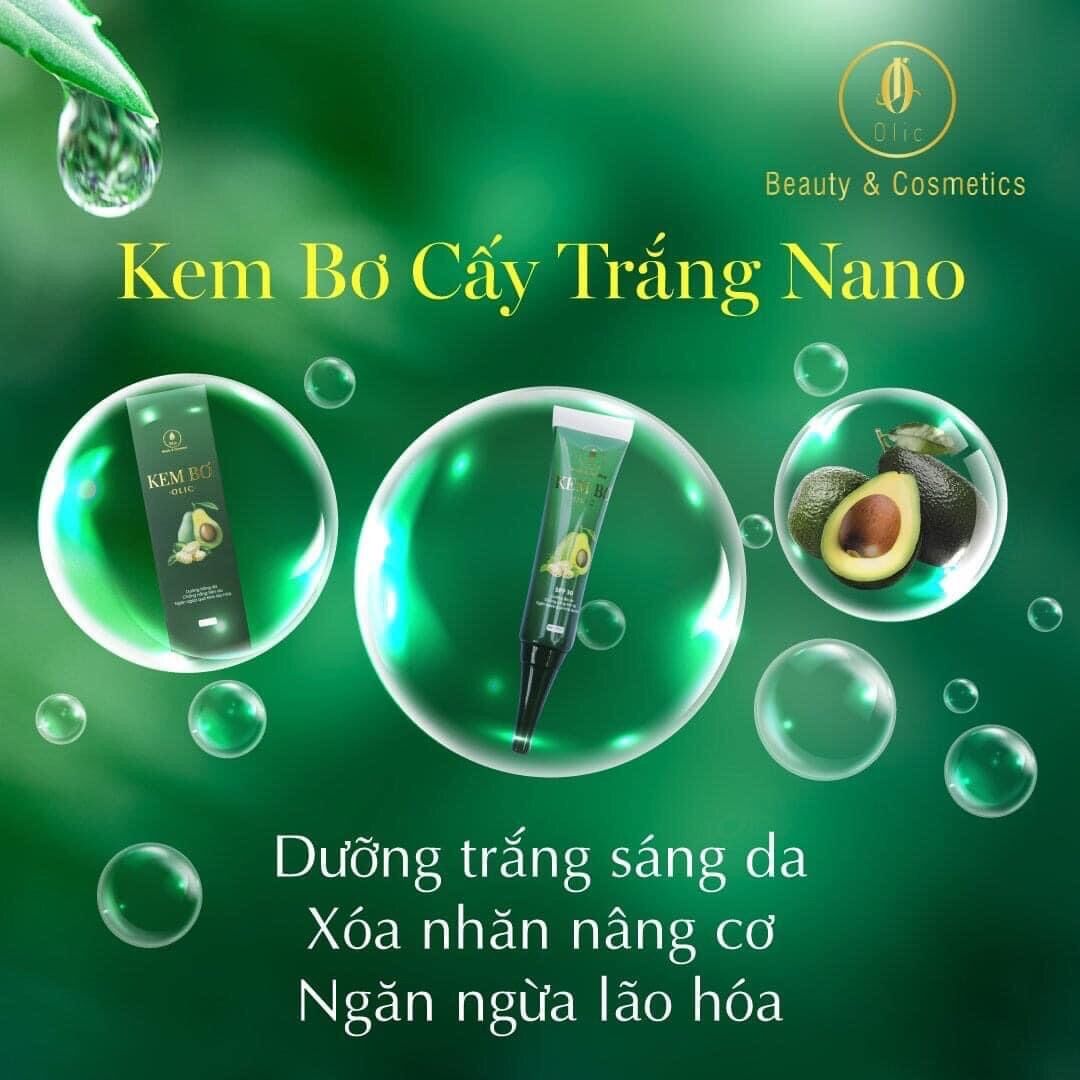 [5 Kem Bơ, 1 Body] Kem bơ cấy trắng Nano Olic 3in1