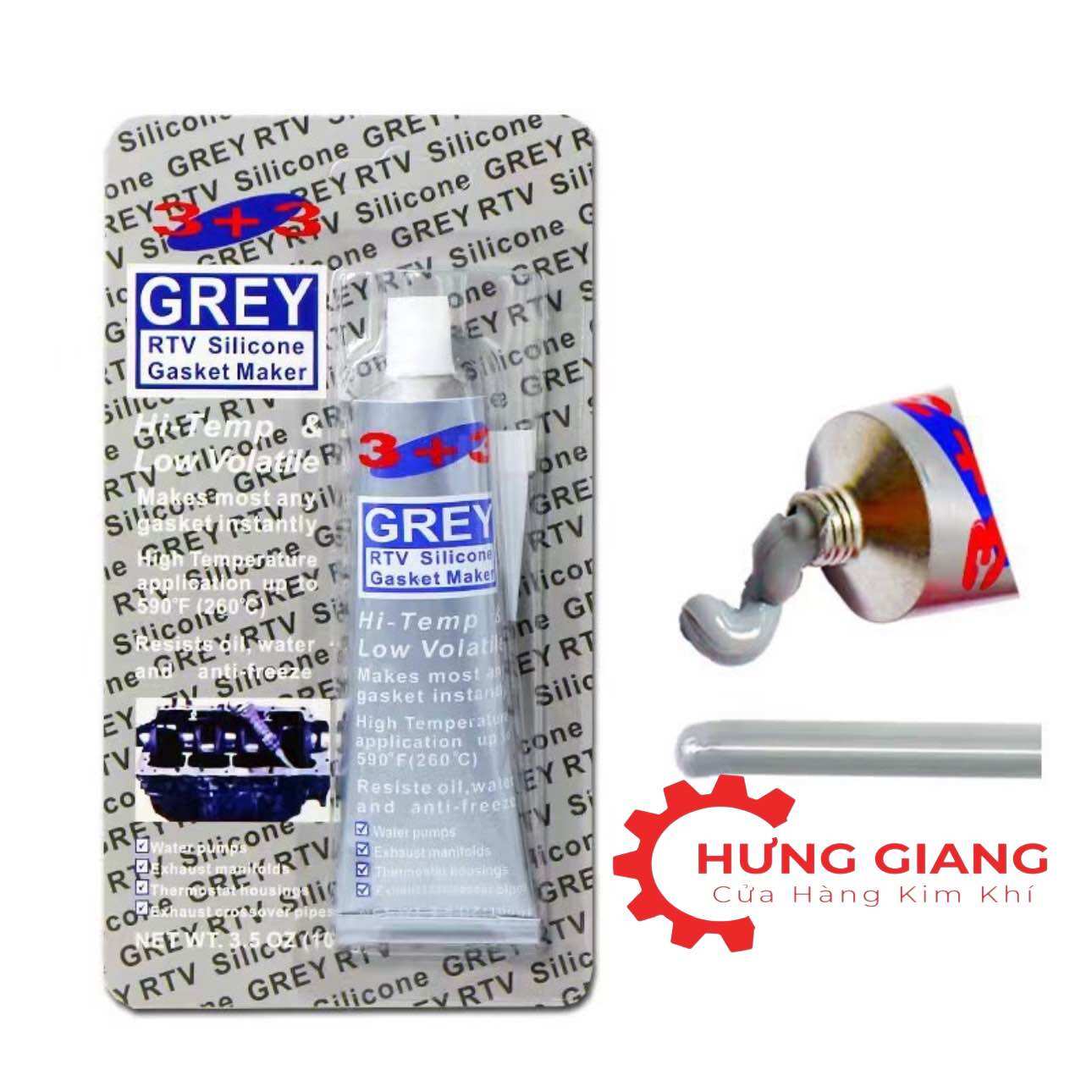 Keo SILICON DÁN GIOĂNG Mặt Máy CHỊU NHIỆT Keo 3 + 3