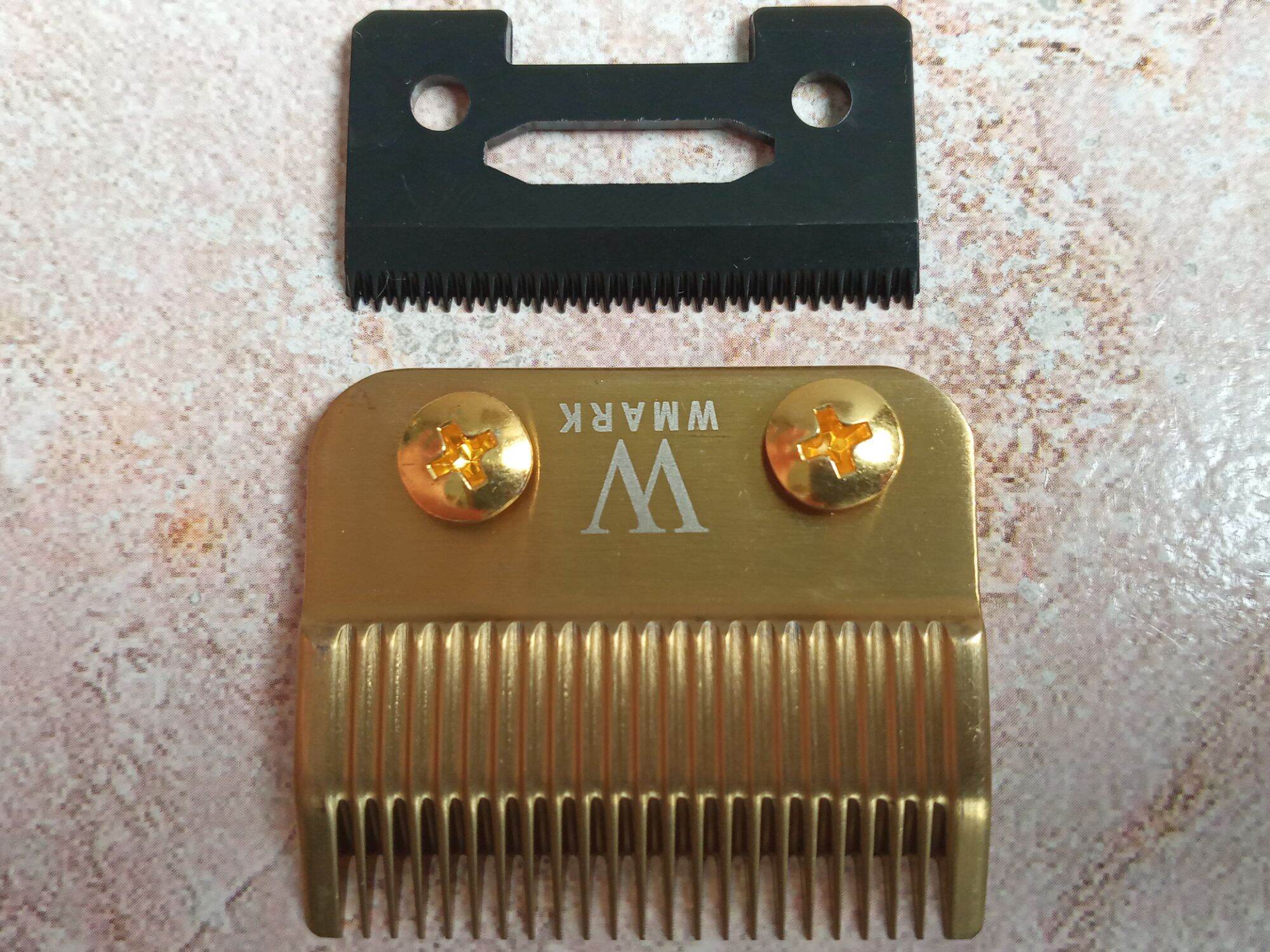 Lưỡi Kép Tông Đơ Cắt Tóc Barber. Lưỡi Kép Sứ Carbon Wmark Gold Cắt Bén Fade Ngọt Chạy Êm.. 