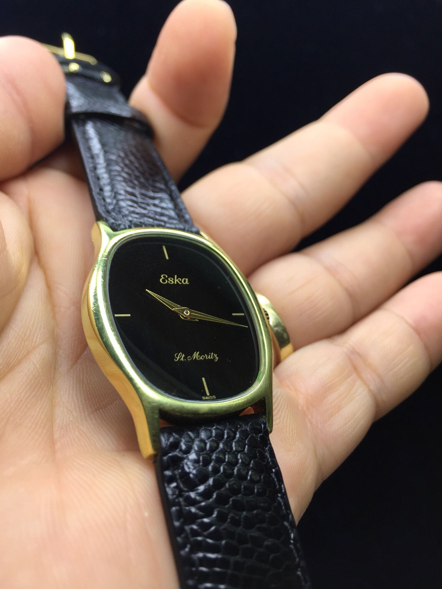 🏅Đồng hồ Si Nam Cơ cót hiệu ESKA Thụy Sĩ🇨🇭