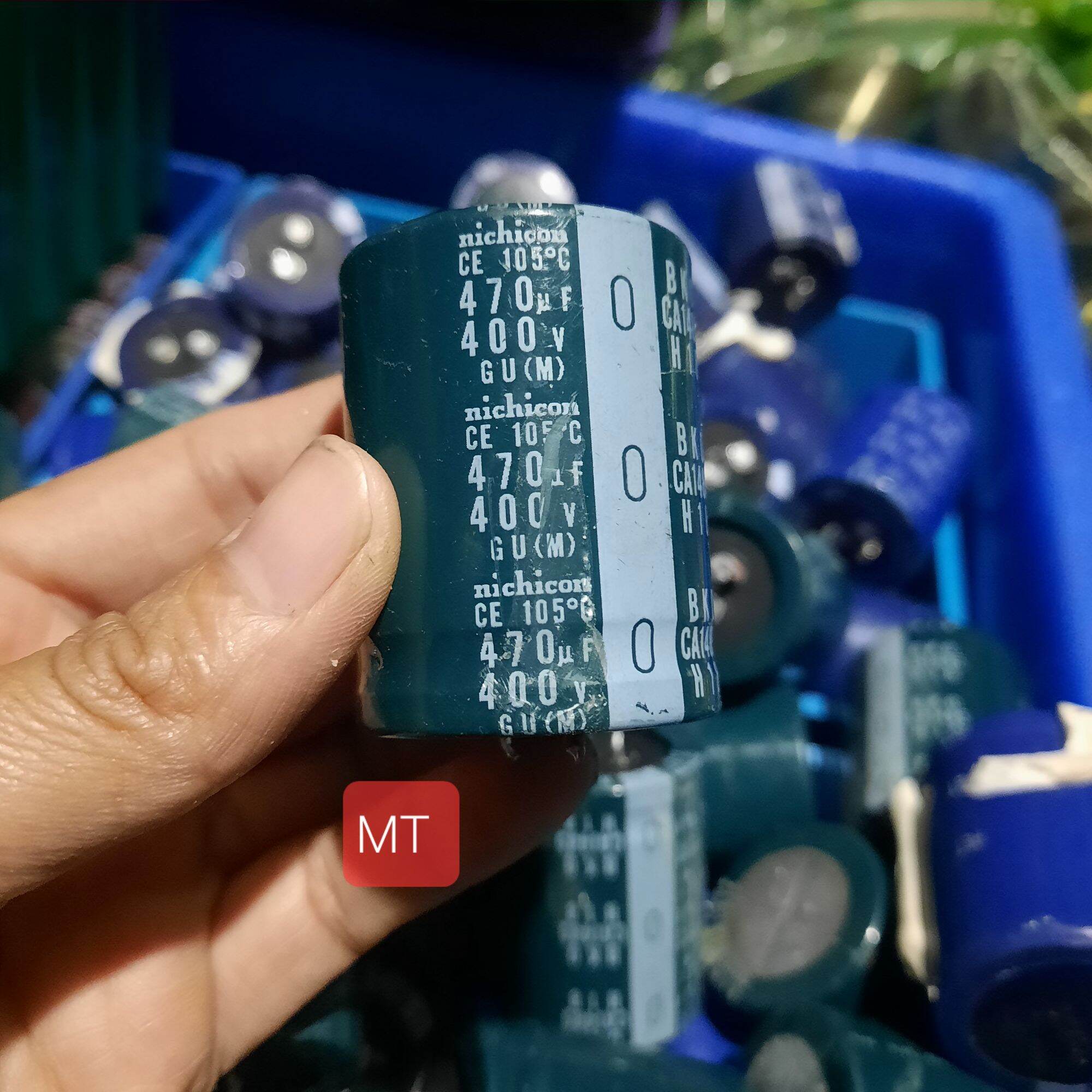 Tụ 470uf-400v/450v (size 3,5cm) tụ sịn hàng TM