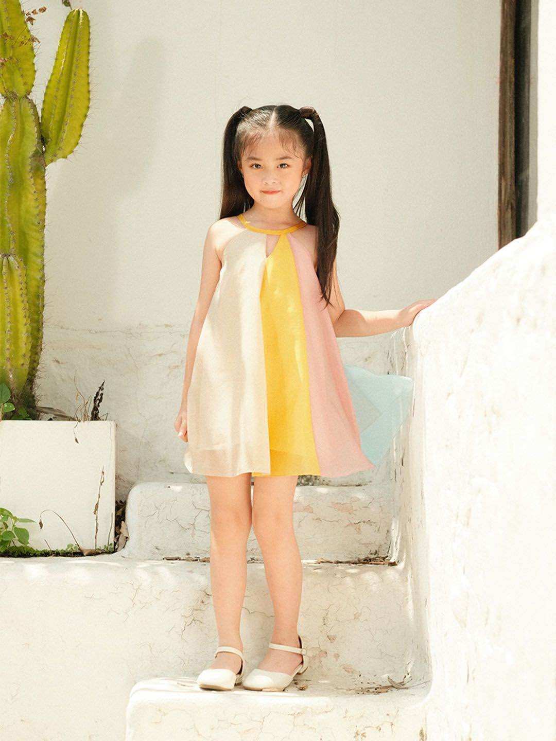 Cutieland - Đầm tơ cầu vồng