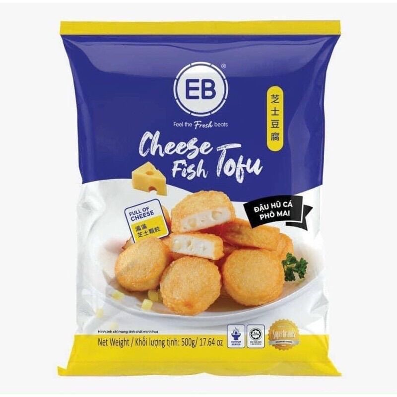 Tàu hũ phô mai malaysia 500g, tàu hũ nhúng lẩu
